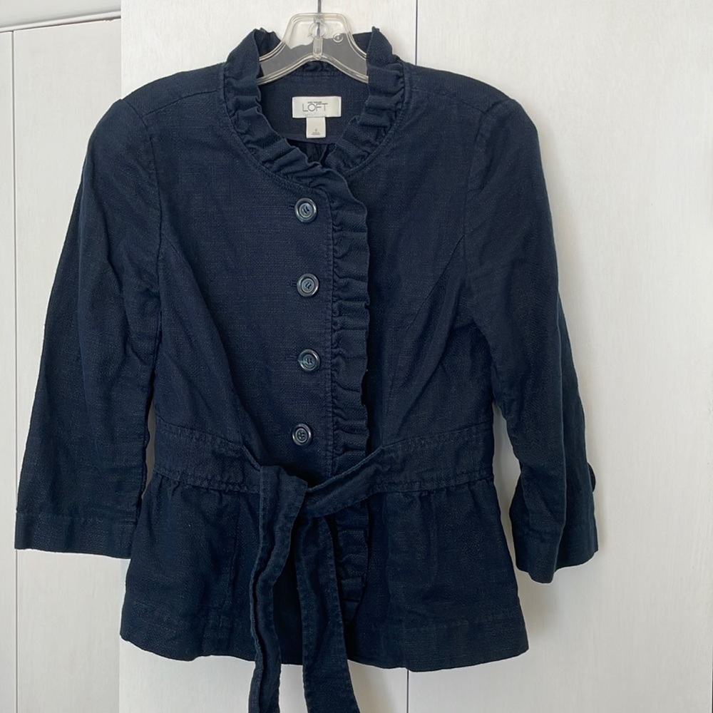 Linen and cotton jacket